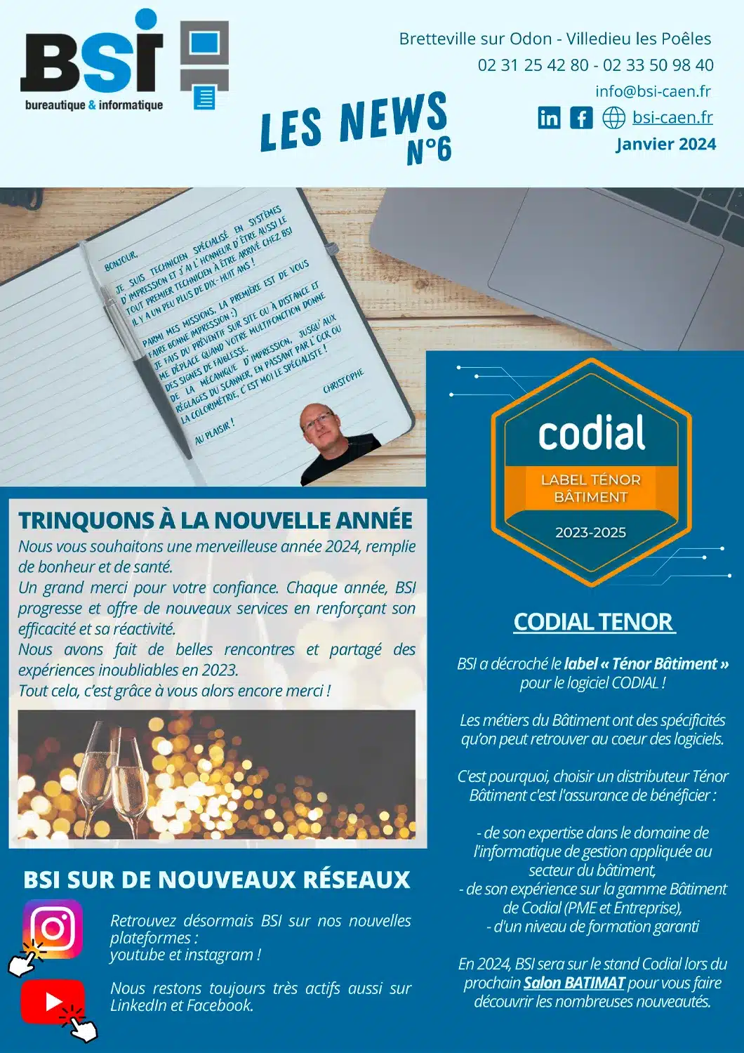 Newsletter 6 BSI informatique