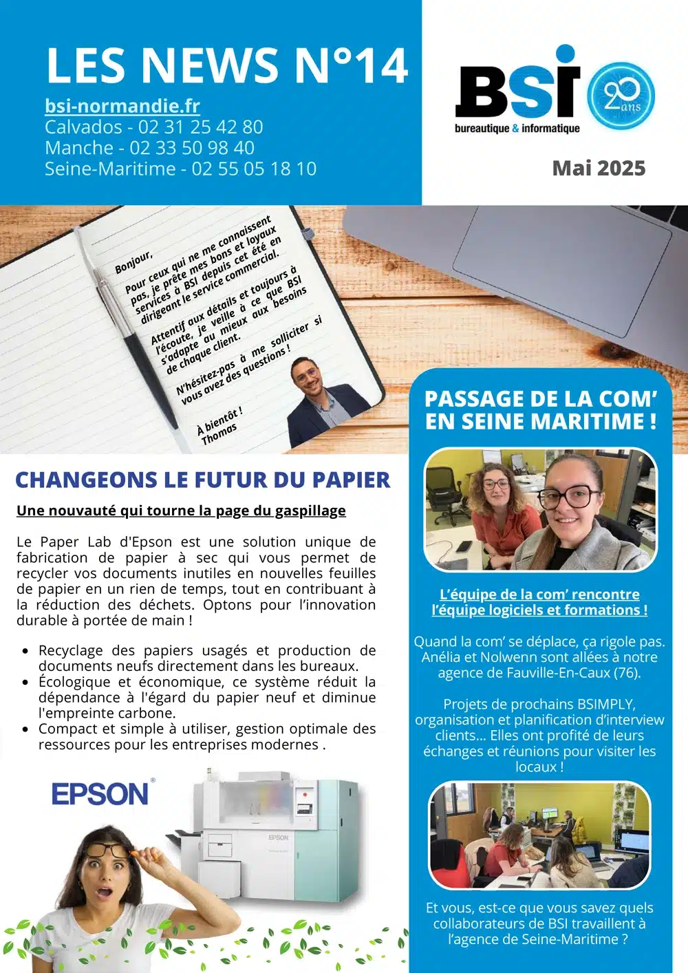 Newsletter 14 BSI informatique